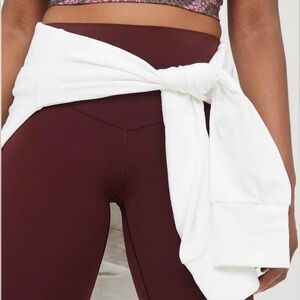 Aerie Maroon Real Me Leggings